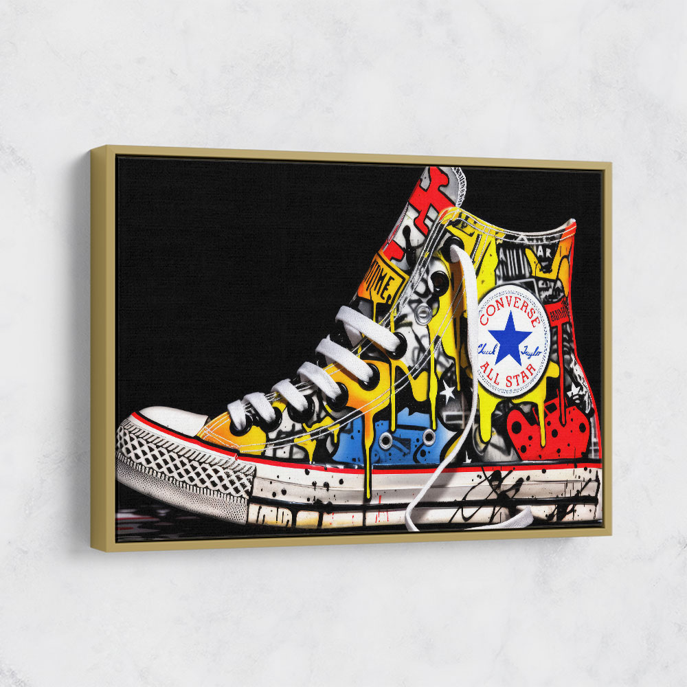 Converse wall art deals